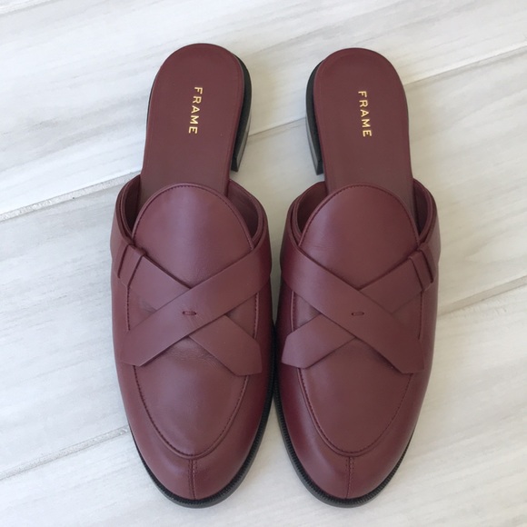 NWOT FRAME leather mules - Picture 2 of 5